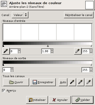 Outils Niveaux