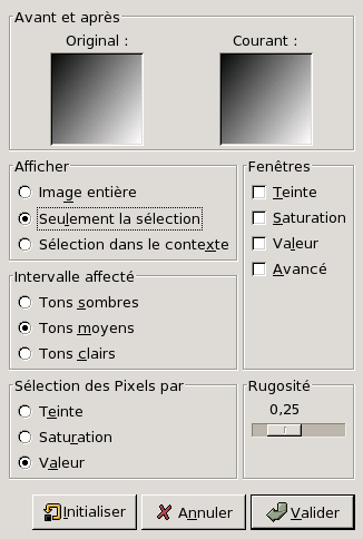 Paquet de filtres